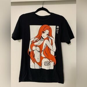 New without tags, sexy girl anime T-shirt, size small